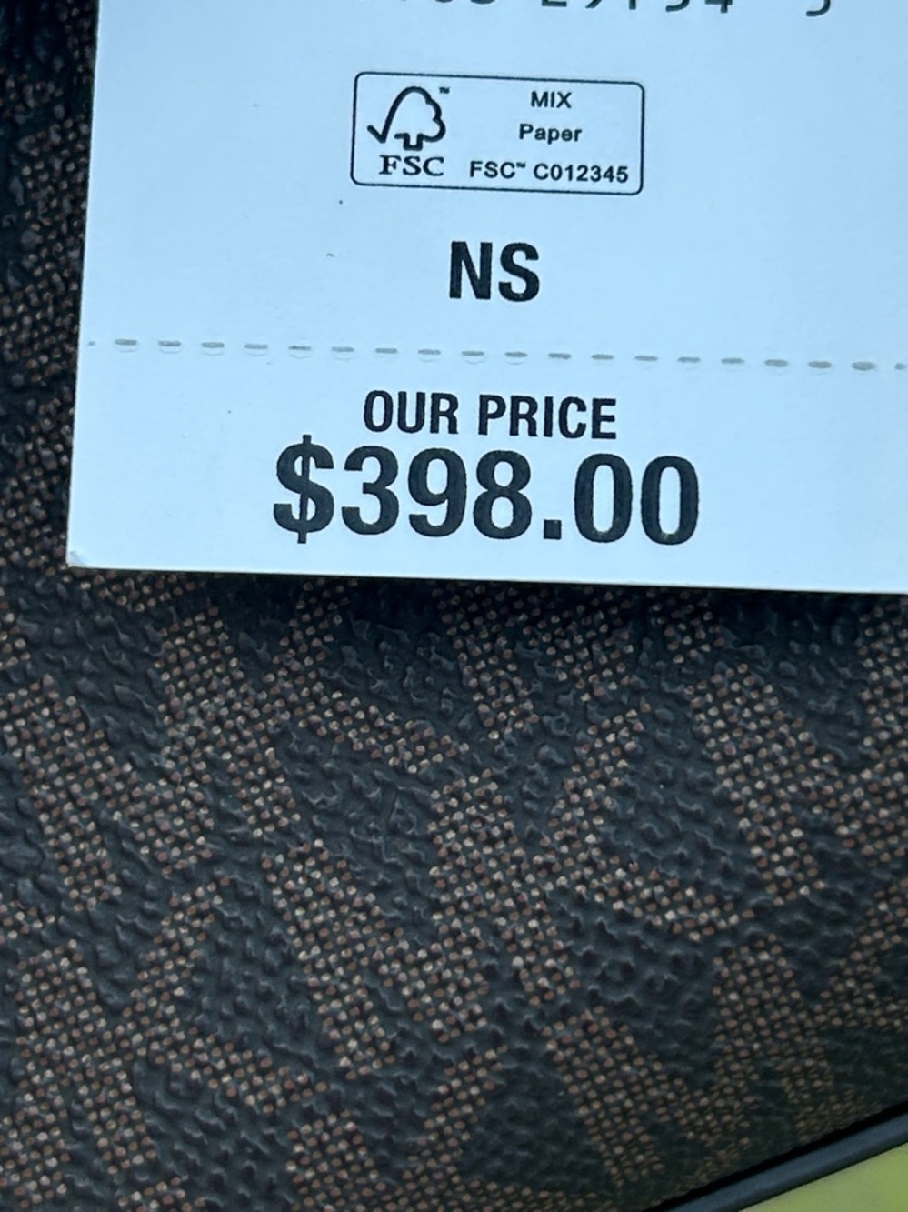 NWT $398 Michael Kors CONVERTIBLE extra small backpack, brown - Picture 5 of 15
